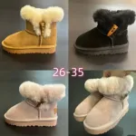 'F1ur T1rim Suede Snow Boots'